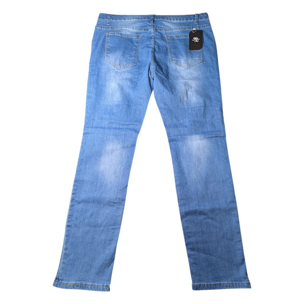 HungSon Women's Blue Jeans Size 38 US 6 NWT